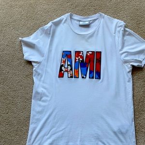 AMI white Tee in size Large